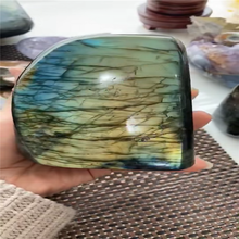 800-1500g Natural Crystal Moonstone Raw Gemstone Ornament Polished Quartz Labradorite Handicraft Decorating Stone Healing 2024 - buy cheap
