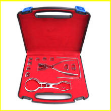 1set 12pcs Stainless Steel Dental Rubber Dam Kit Dental Surgical Instruments 2024 - buy cheap