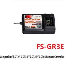 Receptor Flysky FS-GR3E de 3 canales para coche, 2.4G, GR3C, mejora para camión y barco teledirigido, GT3, GT2 transmisor 2024 - compra barato