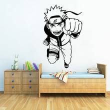 Funny Uzumaki Wall Stickers Cartoon Character Nursery Boys Bedroom Wall Decor For Kids Room Decoration Wallpaper Z575 2024 - buy cheap