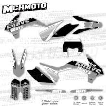 MCHMFGFull графические наклейки, наклейки, задний фон для мотоцикла, имя под заказ для KTM EXC EXC-F 125 250 300 350 450 2014 2015 201 2024 - купить недорого
