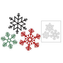 2020 New Christmas Snowflake Embossing Metal Cutting Dies For DIY Album Scrapbooking Greeting Card and Cut Paper Making no stamp 2024 - buy cheap