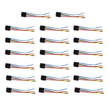 Arnés de relé de 5 cables para coche, enchufe de 5 pines, 12 V, CC, 40A, 20 unidades 2024 - compra barato