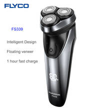 100% Original Flyco FS339 Electric Shaver Electric Razor Barbeador IPX7 Waterproof 1 Hour Rechargeable Washable Rotary for Men 2024 - buy cheap