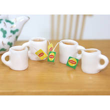 Mini casa de muñecas en miniatura, taza de té, café, cocina, habitación, comida, bebida, vajilla para el hogar, accesorios para muñecas, 1 ud. 2024 - compra barato