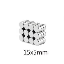 5/10/15pcs Super Powerful Strong Magnetic disc Magnets 15mmx5mm Permanent Neodymium Magnets 15x5mm Round Magnet 15*5 mm 2024 - buy cheap