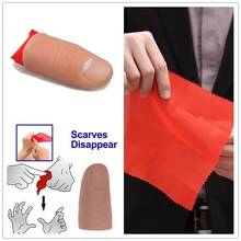 Magic Toy Close Up Vanish Appearing Finger Tricks Props Toys Funny Prank Party Favor Fake Soft Thumb Tip Finger Fake Magic Trick 2024 - buy cheap