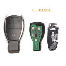 Kutery-mando A distancia inteligente para coche, llave con 3 botones, Fob, 433MHZ, para Mercedes Benz A, B, C, E, G, R, CL, CLK, E, G, GL, M, S, SLK CLASS 2024 - compra barato