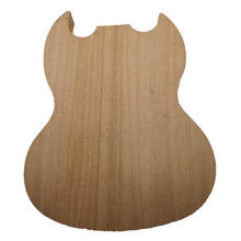 Okoume-cuerpo de guitarra eléctrica hecho a mano, Material de caoba para guitarra eléctrica SG 2024 - compra barato