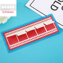 Vintage Film Photo Heart Border Slimline Frame Metal Cutting Dies DIY Scrapbooking Craft Cards Embossing Dies 2020 Hot Sale 2024 - buy cheap