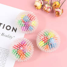 1PC Spongy Rainbow Ball Squeezable Pressure Toy Stress Relief Ball Toy For Kid Adult 2024 - buy cheap
