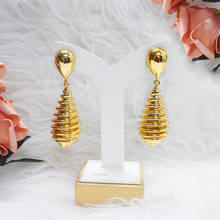 HOT Selling Big Earrings Long Drop Dangle Earrings Spiral Earrings For Womem Fine Fashion Trend Jewelry For Party Birthday Gift 2024 - buy cheap