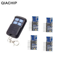 QIACHIP 433Mhz Transmitter For Gate Garage Door Alarm Light Controller Mini Wireless RF Remote Control EV1527 Learning Code 2024 - buy cheap