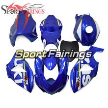 Kit de carenagem completo de fibra de vidro para motocicleta suzuki gsxr1000, 2009, 2010, 2011, 2012, 2013, 2014, 2015, branco e azul 2024 - compre barato