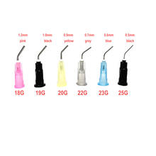 200PCS Dental Bent Needle Tips Irrigation Needle  Flow Sealant Etchant  Resin Acid 2024 - buy cheap