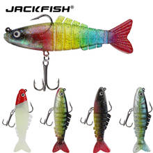 JACKFISH 9cm 18g Sinking Wobblers Fishing Lure Jointed Crankbait Swimbait 8 Segment SOFT Artificial Bait For Fishing Tackle Lure 2024 - buy cheap