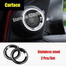Stainless steel For Honda CR-V CRV 2017 2018 19 2020 accessories Car interior A-pillar Speaker horn ring Cover Trim Car styling 2024 - buy cheap