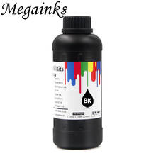 Megainks 500 мл бутылка для DX5 DX7 TX800 мягкие светодиодные УФ-чернила для Epson DX5 DX7 TX800 Печатающая головка для струйного принтера Epson 2024 - купить недорого