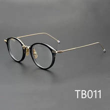 Liga de acetato homem óculos quadro tb011 lente clara mulher óculos marca prescrição miopia computador óculos oculos de grau 2024 - compre barato