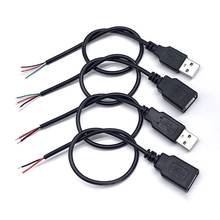 50x 2pin 4 Pin Micro USB Male female A type 2.0 Jack Data repair Replace Cable Connector DIY Power Cord charger 2 4 Wires 2024 - buy cheap