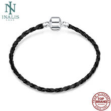 INALIS Simple Black Small Fresh Round Charm Bracelets For Women Girl Rope Chain Bracelet Engagement Fashion Jewelry On Sale 2024 - buy cheap