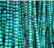 wholesale 4.6.8.10.12. 14mm Chrysocolla stone Round Loose Spacer Beads 15.5" Pick Size 2024 - buy cheap