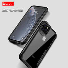 IPAKY Shockproof Armor Case For iPhone 11 Pro Max 2019 Transparent Case Cover For 2019 iPhone 5.8 6.1 6.5 Luxury Silicone Cases 2024 - buy cheap