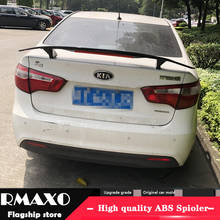 For  KIA  K2 Spoiler 2006-2018 KIA Rio TF High Quality Spoiler ABS Material Car Rear Wing Primer Color Rear Spoiler 2024 - buy cheap