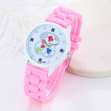Zegarka relógio de pulso feminino quartzo, relógio fashion casual de silicone para mulheres 2020 2024 - compre barato