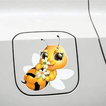 Car Auto Sticker Tank Decal Removable Waterproof Adhesive Sticker DIY Bee Pattern Decor for Car Gas Lid 2024 - buy cheap