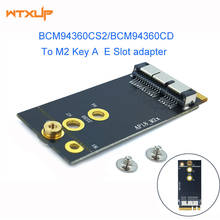 BCM94360CS2 BCM943224PCIEBT2 BCM94331 BCM94360CS, tarjeta inalámbrica A NGFF M.2 Key A/E, adaptador de 12 + 6 pines para Mac OS/Hackintosh 2024 - compra barato