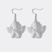 1Pair Fashion  Cute Cupid Angel Pendant Drop Earring Vintage Angel Drop Earrings Punk Jewelry For Cool Women Girl  Gifts 2024 - buy cheap