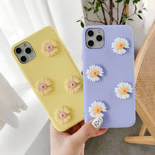 Korea Cute 3D Flower Silicon Case for Huawei Y9 Prime 2019 Y9S  Y9A Y8P Y8S Y7 2018 Y7P Y6S Y6P Y6 2017 Y5P Soft TPU Matte Cover 2024 - buy cheap