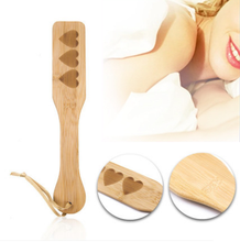 Caniway-paleta de azotes de bambú para pareja, juguete Sexy práctico, divertido y duradero, con hermoso patrón de corazón 2024 - compra barato