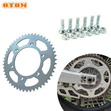 OTOM 41T 45T 46T 47T 49T 52T Motorcycle Steel Rear Chain Sprocket Bicycle Cassette For KTM EXC SX SXF XCF-W SMR 250 450 520 525 2024 - buy cheap