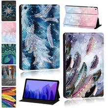 Funda de cuero para tableta Samsung Galaxy Tab A7, 10,4 pulgadas, 2020 T500/T505, resistente a las caídas, con Stylus gratis 2024 - compra barato