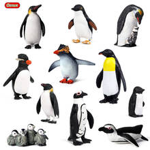 Figura de acción de pingüino para niños, juguete de simulación de múltiples modelos de animales, juguetes coleccionables de Polar Ártico, pingüino 2024 - compra barato