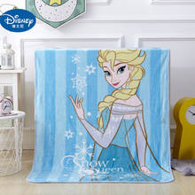 2019 New Flannel Blanket Frozen Elsa Anna Princess Lightweight Plush Blankets on Bed/Sofa/Plane Flatsheet Bedding Throws 2024 - buy cheap