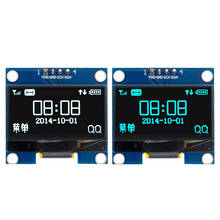 Módulo oled de 1.3 pol. para arduino, módulo tela lcd oled branco/azul de 1.3x64 1.3 polegadas módulo tela led para iic i2c comunicar para arduino 2024 - compre barato