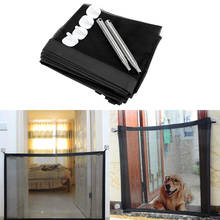 Red de aislamiento para mascotas, cercas de protección para interiores y exteriores, puerta mágica para perros y gatos, protector seguro plegable 2024 - compra barato