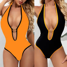 padding one piece swimwear sexy bandage beachwear tankini black 2022 maillot femme Swimsuit ladies green swimming suit women 2024 - buy cheap