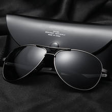 Óculos de sol vazrobe polarizado para homens, óculos de aviação grande com proteção uv400, antirreflexo, 148mm 2024 - compre barato