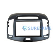 2 Din Car Dash Mount Kit for Hyundai Elantra (HD) Avante (HD) Stereo DVD CD Panel Face Plate Frame Fascia Bezel (Left Wheel) 2024 - buy cheap