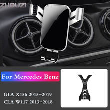 Soporte de teléfono móvil para coche, accesorio de navegación GPS para Mercedes Benz X156 W117 GLA CLA 2024 - compra barato