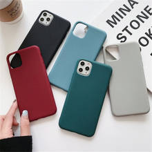 Cute Matte Solid Candy Phone Case for Huawei Nova 7 Pro 7i 6 SE 5T 5Z 5i 5 4e 3e 3 2+ 2 Lite Ultra-thin Soft TPU Cover 2024 - buy cheap