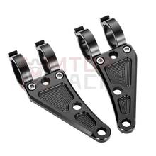 Motorcycle Headlight Mount Fork Bracket CNC Black 27mm 30mm 33mm 35mm 37mm 41mm 43mm 45mm 46mm 52mm 54mm For Honda Suzuki Yamaha 2024 - buy cheap