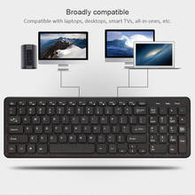 CHYI Wireless Keyboard Silent Slim Office 96 Keys Keyboard Multimedia Gaming Keypad For Laptop Computer 2024 - buy cheap