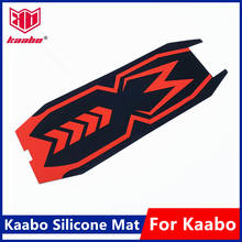 Kaab-tapete vermelho de silicone original, acessórios adesivos para patinete elétrico, scooter inteligente, kaab, mantis 10 2024 - compre barato