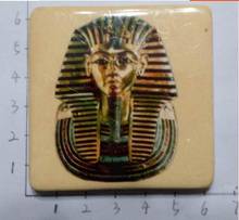 Imanes decorativos para nevera, máscara dorada del faraón Tutankamón Egpyt, recuerdos de Turismo, tefrigerador, pegatina magnética 2024 - compra barato