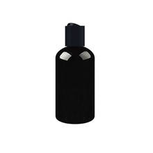 250ML black PET plastic round empty bottles with press cap (Disc top cap ),bottle for lotion shampoo cosmetic packaging 2024 - buy cheap